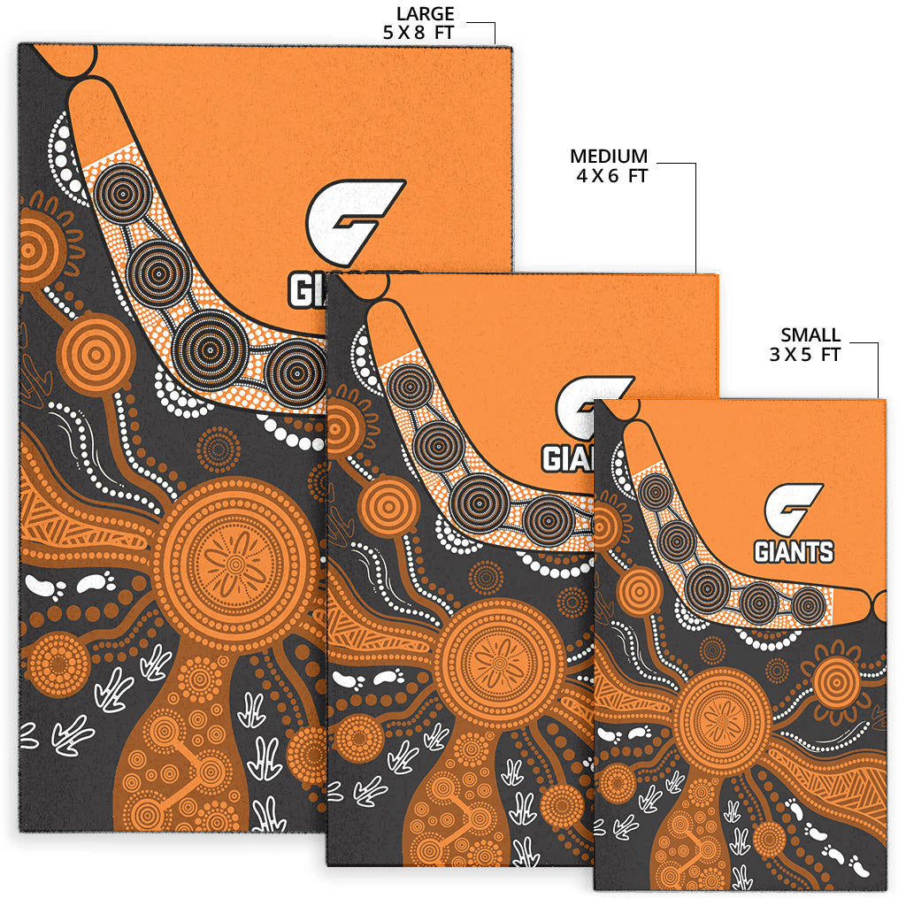 greater-western-sydney-football-area-rug-giants-2012-boomerang-indigenous-pattern