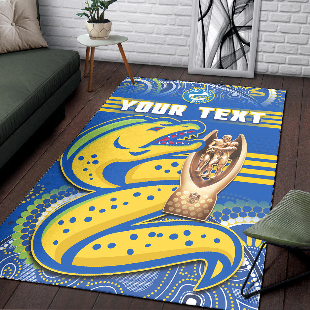 custom-personalised-parramatta-rugby-area-rug-eels-premiers-2022-indigenous-artsy