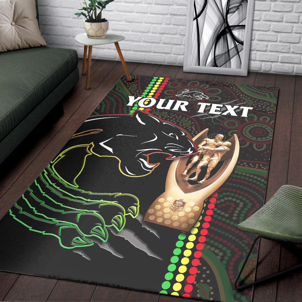 custom-personalised-panthers-rugby-area-rug-the-riff-2022-premiers-aboriginal-art