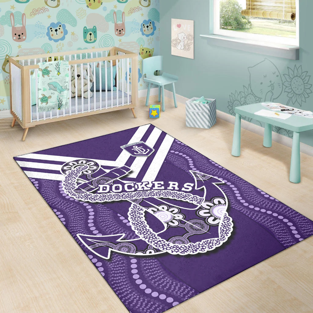 dockers-football-area-rug-fremantle-anchor-mix-aboriginal-pattern-dynamic-style