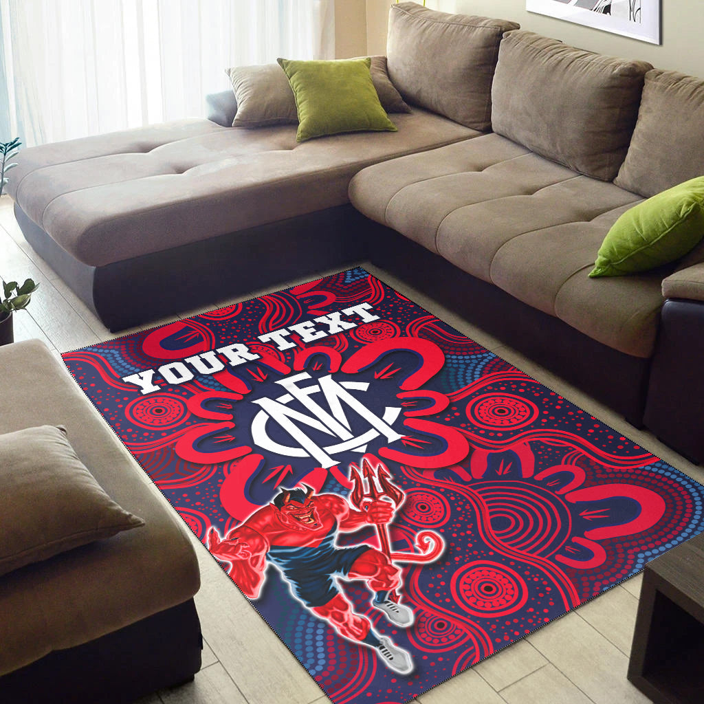 custom-personalised-demons-football-2022-area-rug-australian-aboriginal-dot-painting-ver01