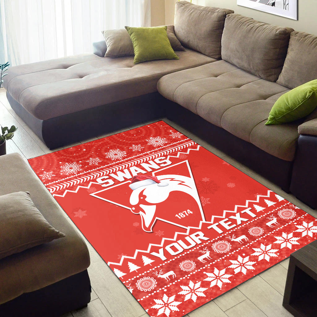 custom-personalised-swans-football-christmas-area-rug-sydney-indigenous-merry-xmas