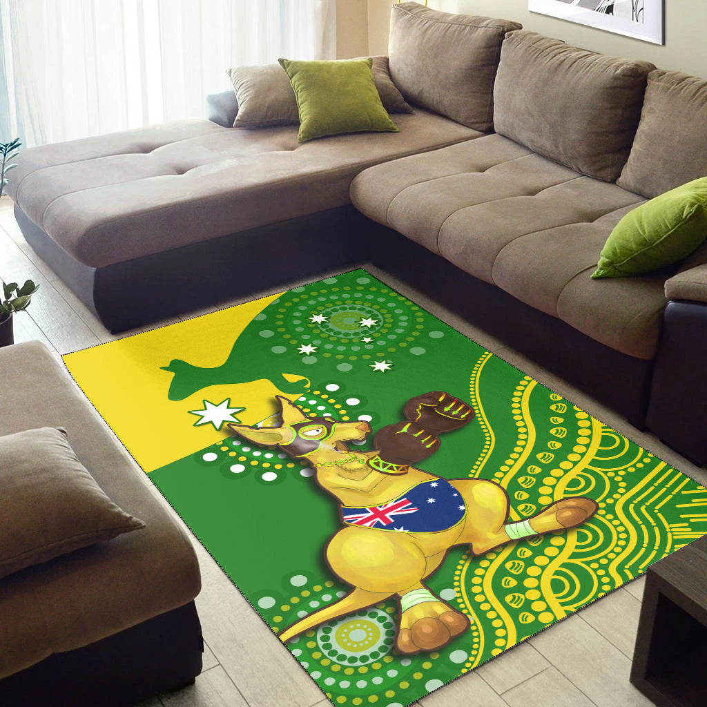 australia-area-rug-boxing-kangaroo-indigenous-national-color-art