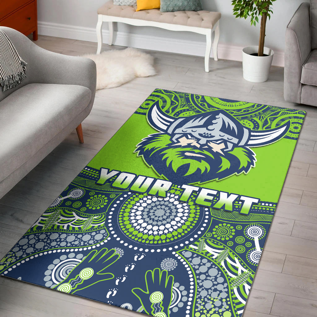 custom-personalised-raiders-rugby-area-rug-aboriginal-pattern