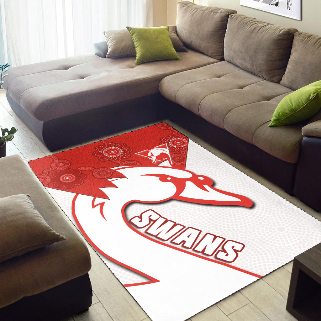 sydney-football-area-rug-swans-1874-dot-painting-artsy-ver02