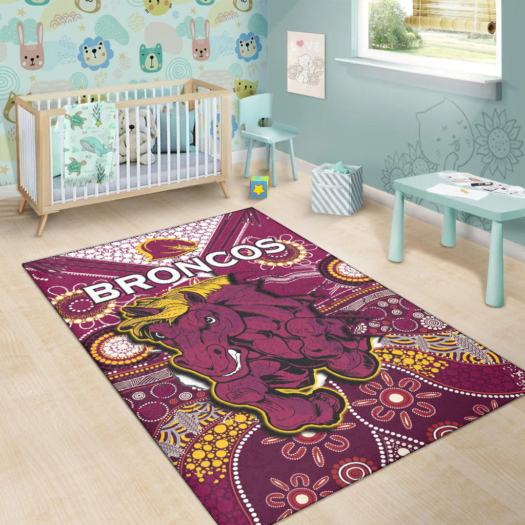 broncos-rugby-area-rug-indigenous-pattern-artsy-ver01