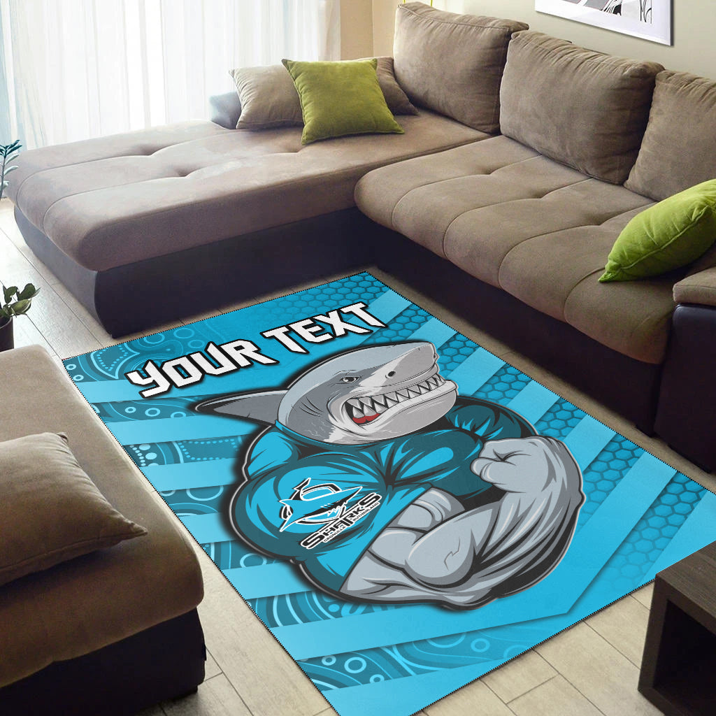 custom-personalised-sharks-rugby-area-rug-go-sharkies-aboriginal-sporty-version