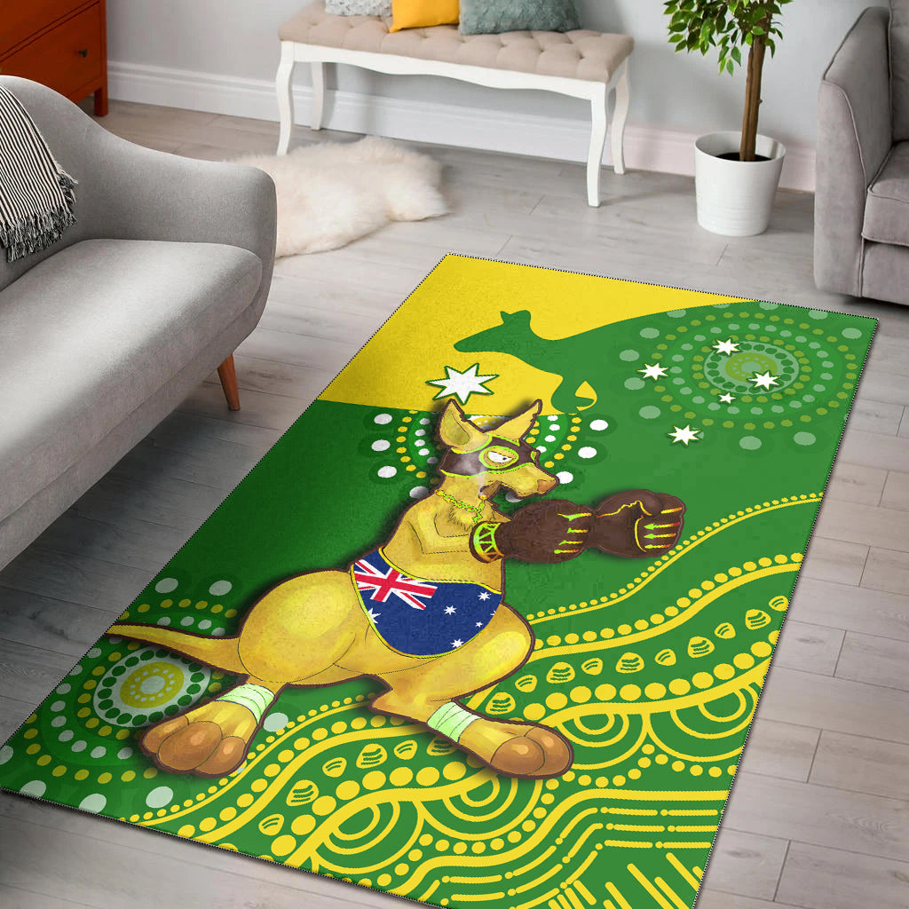 australia-area-rug-boxing-kangaroo-indigenous-national-color-art