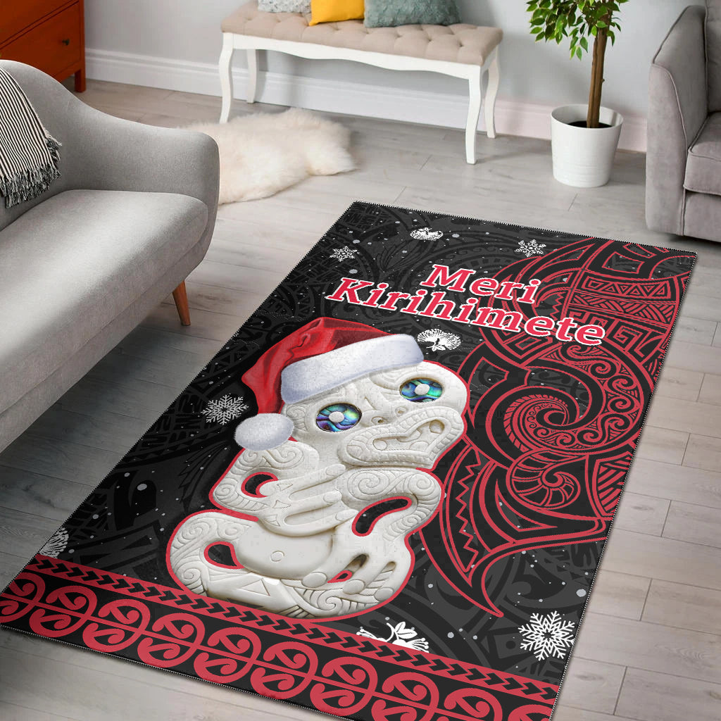 new-zealand-christmas-area-rug-hei-tiki-red-pohutukawa-meri-kirihimete