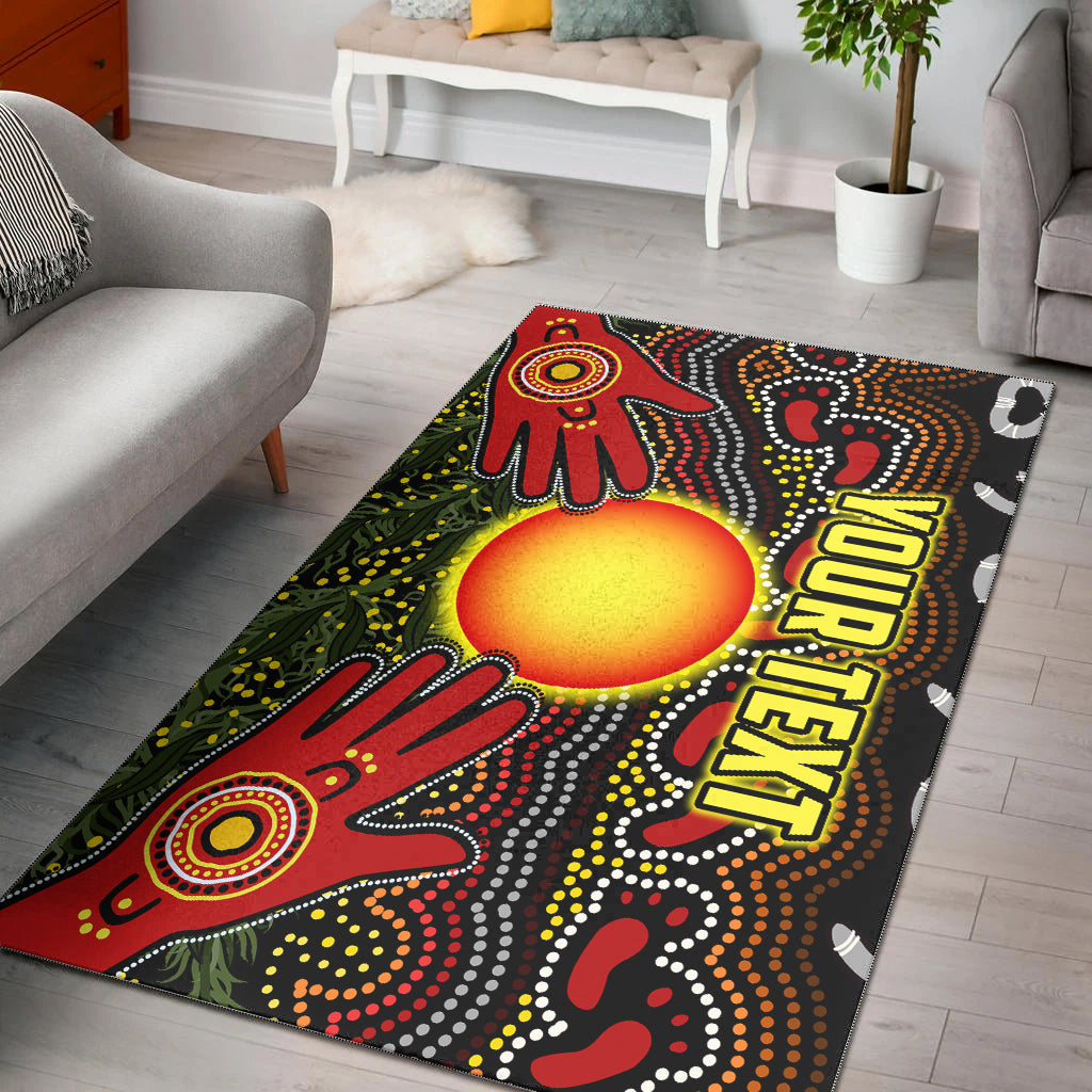 custom-personalised-aboriginal-dot-painting-area-rug-go-to-touch-the-sun