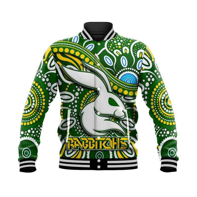 Rabbitohs Baseball Jacket Rabbitohs Aboriginal Dreamtime Style LT9