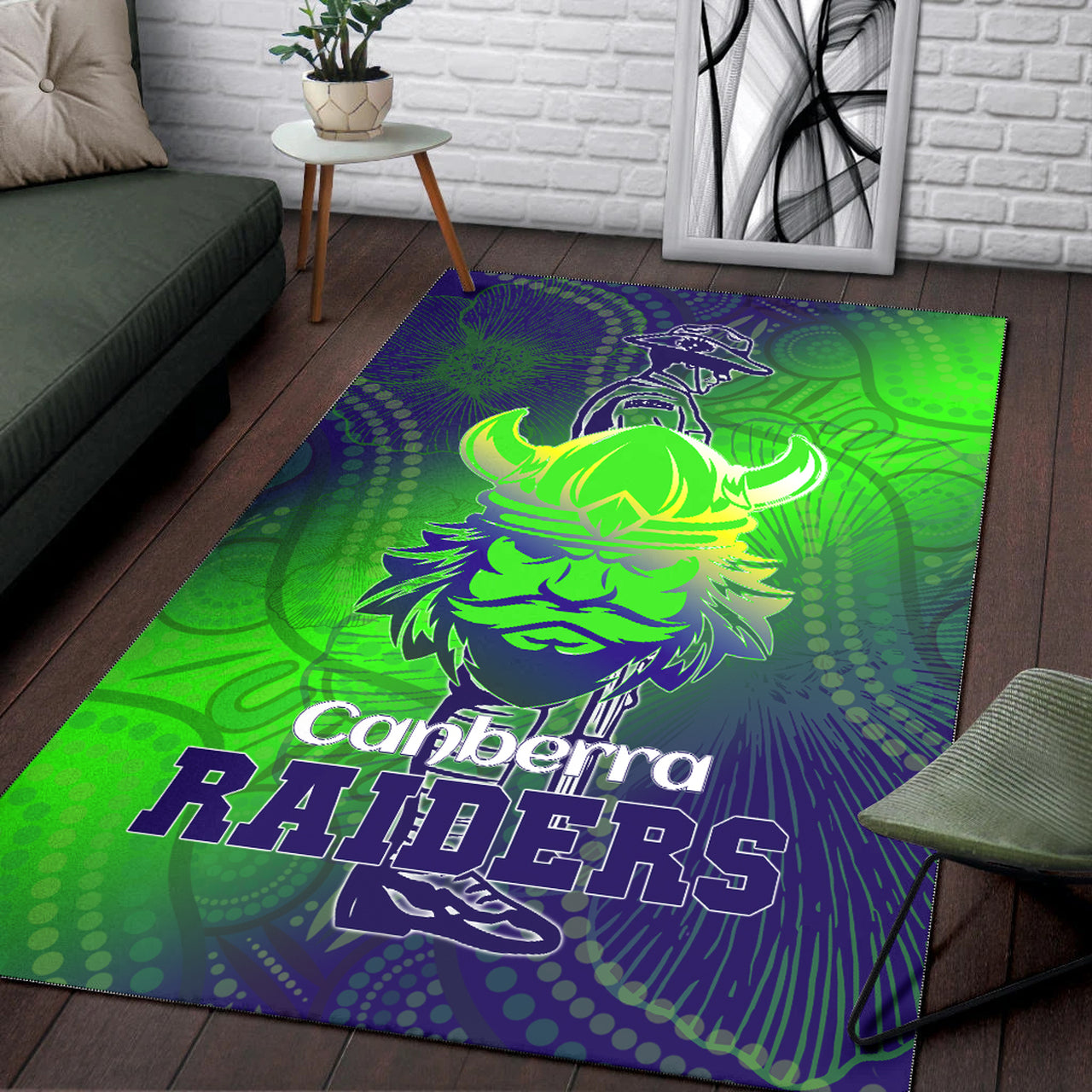 raiders-rugby-area-rug-custom-anzac-raiders-rugby-gradient-style-area-rug