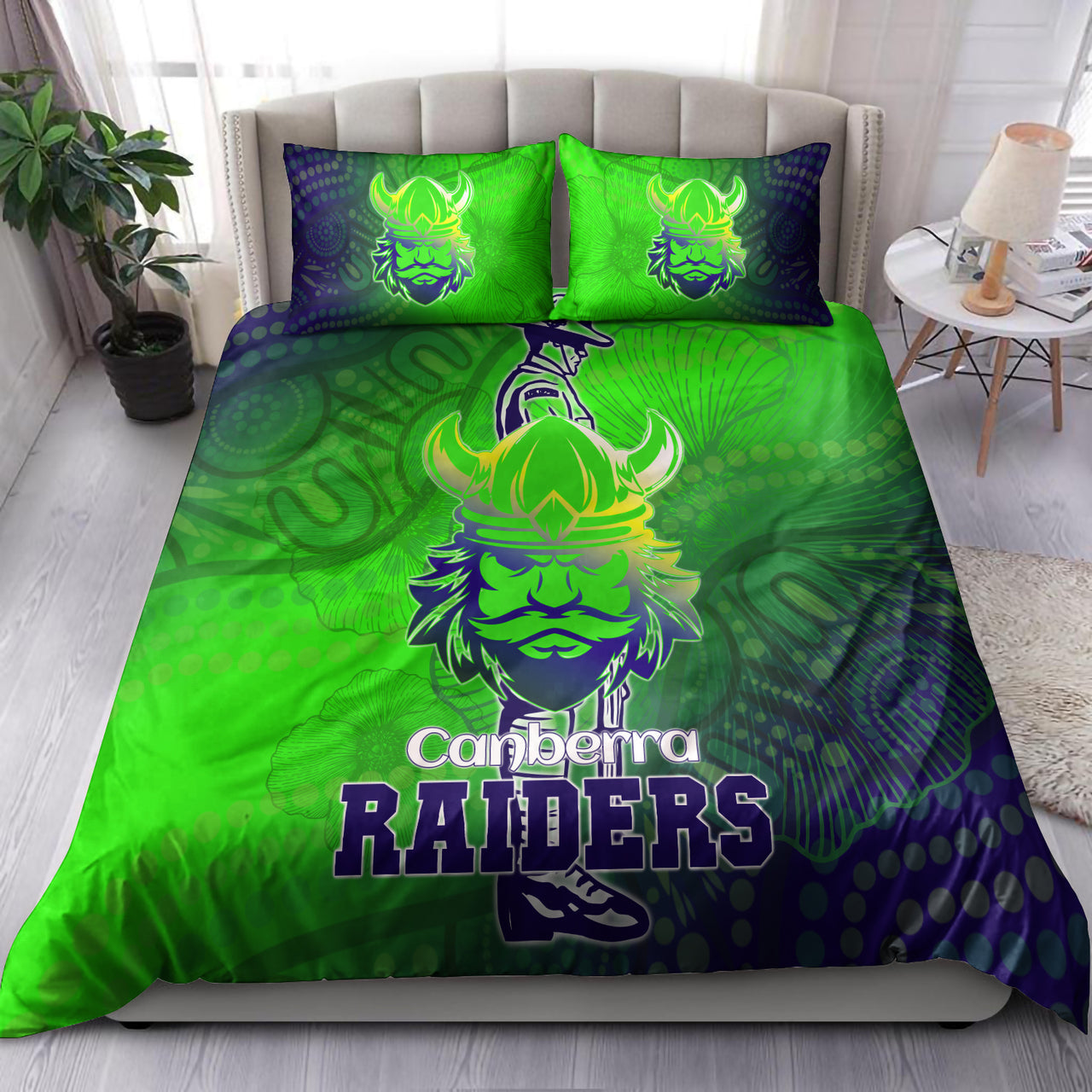 raiders-rugby-bedding-set-custom-anzac-raiders-rugby-gradient-style-bedding-set