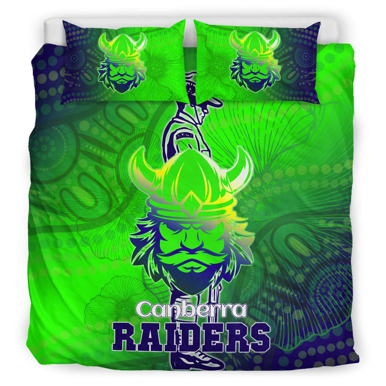 raiders-rugby-bedding-set-custom-anzac-raiders-rugby-gradient-style-bedding-set