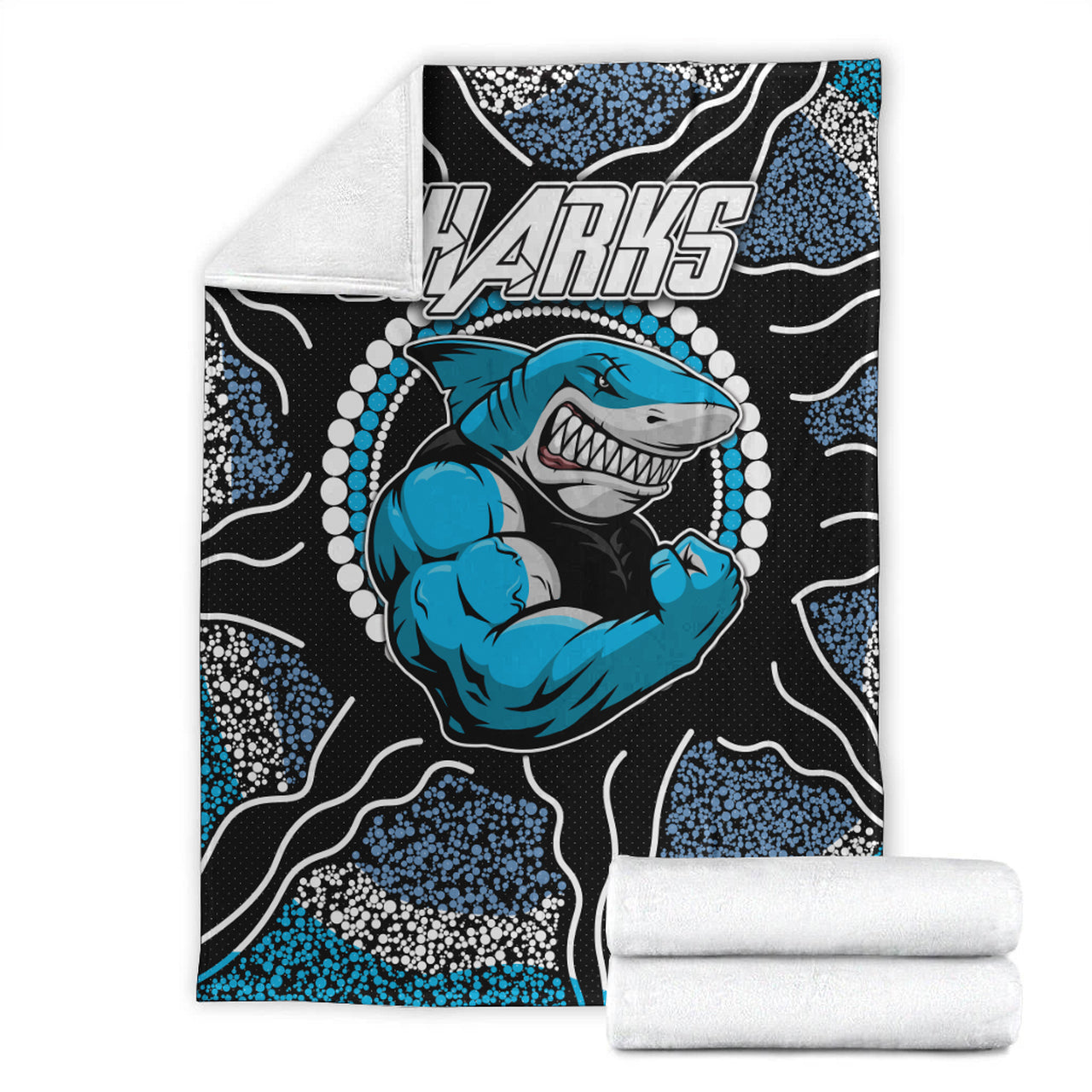 sharks-rugby-blanket-custom-indigenous-super-sharks-blanket