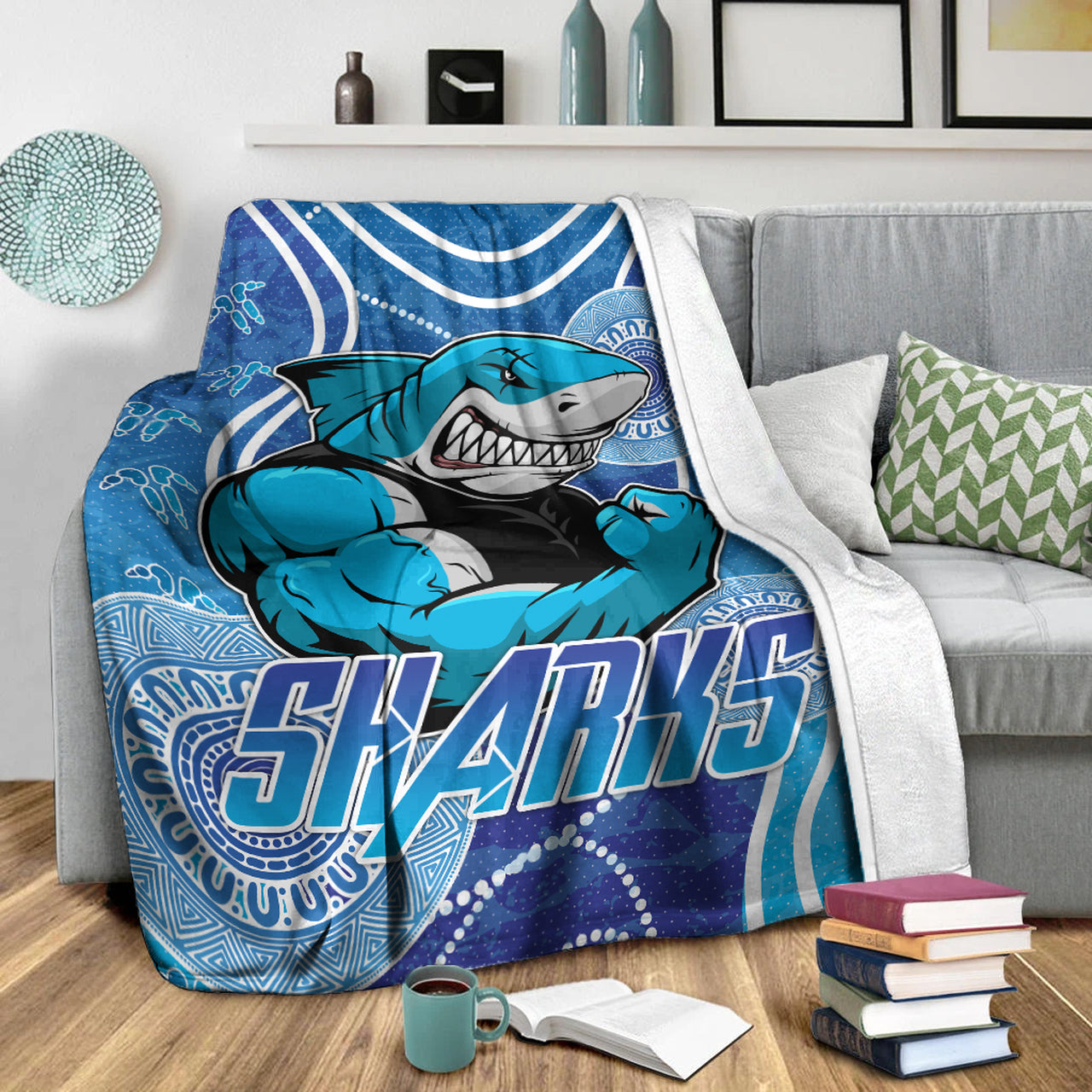 sharks-rugby-blanket-custom-sharks-blanket