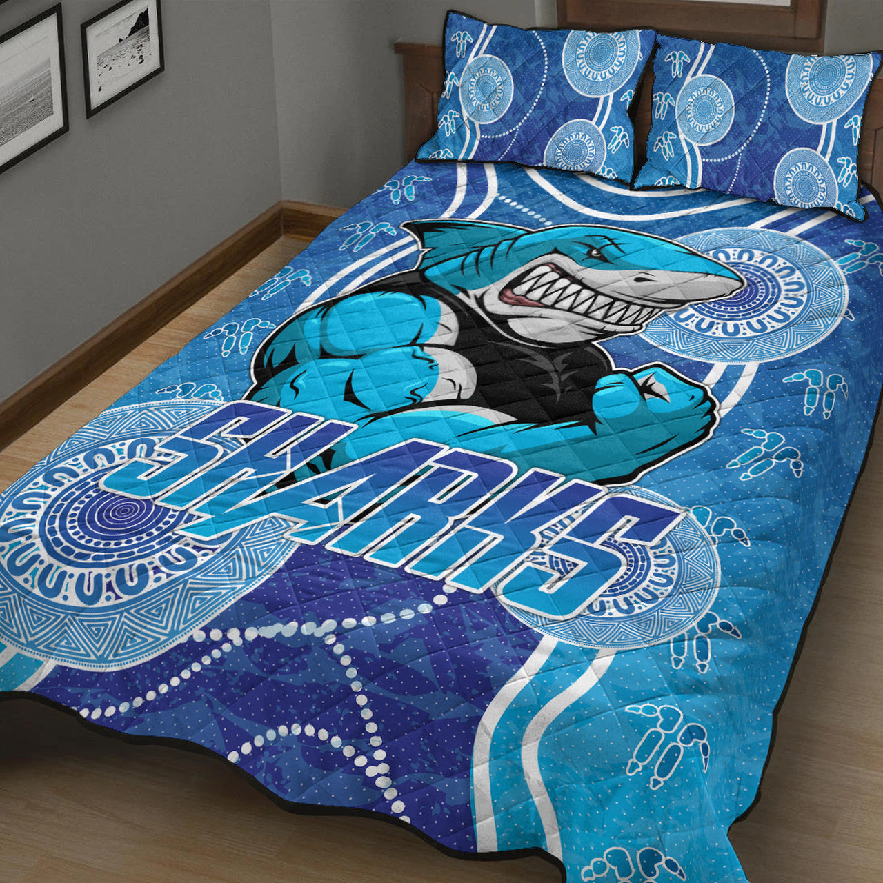 sharks-rugby-quilt-bed-set-custom-sharks-quilt-bed-set