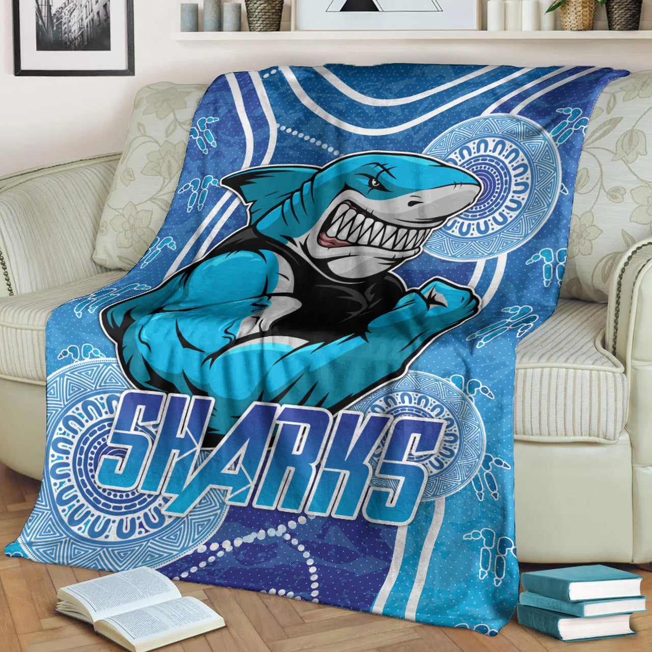 sharks-rugby-blanket-custom-sharks-blanket