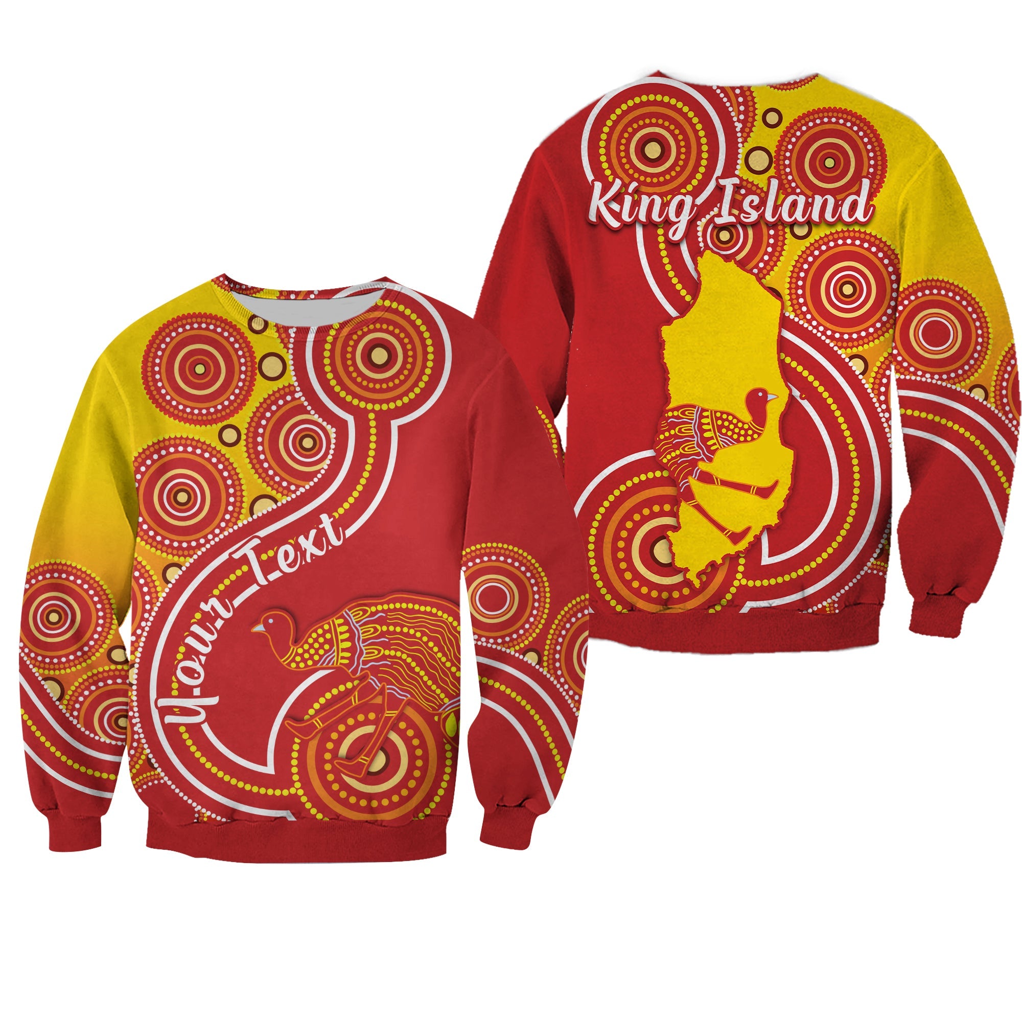 custom-personalised-king-island-sweatshirt-emu-aboriginal-tasmania-australia