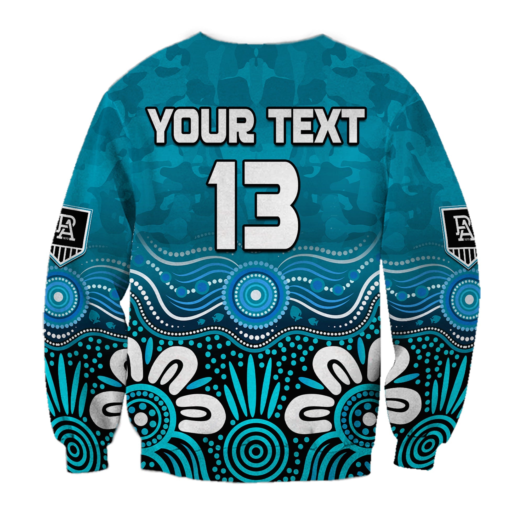 custom-text-and-number-power-anzac-2022-sweatshirt-port-adelaide-aboriginal-remember-them