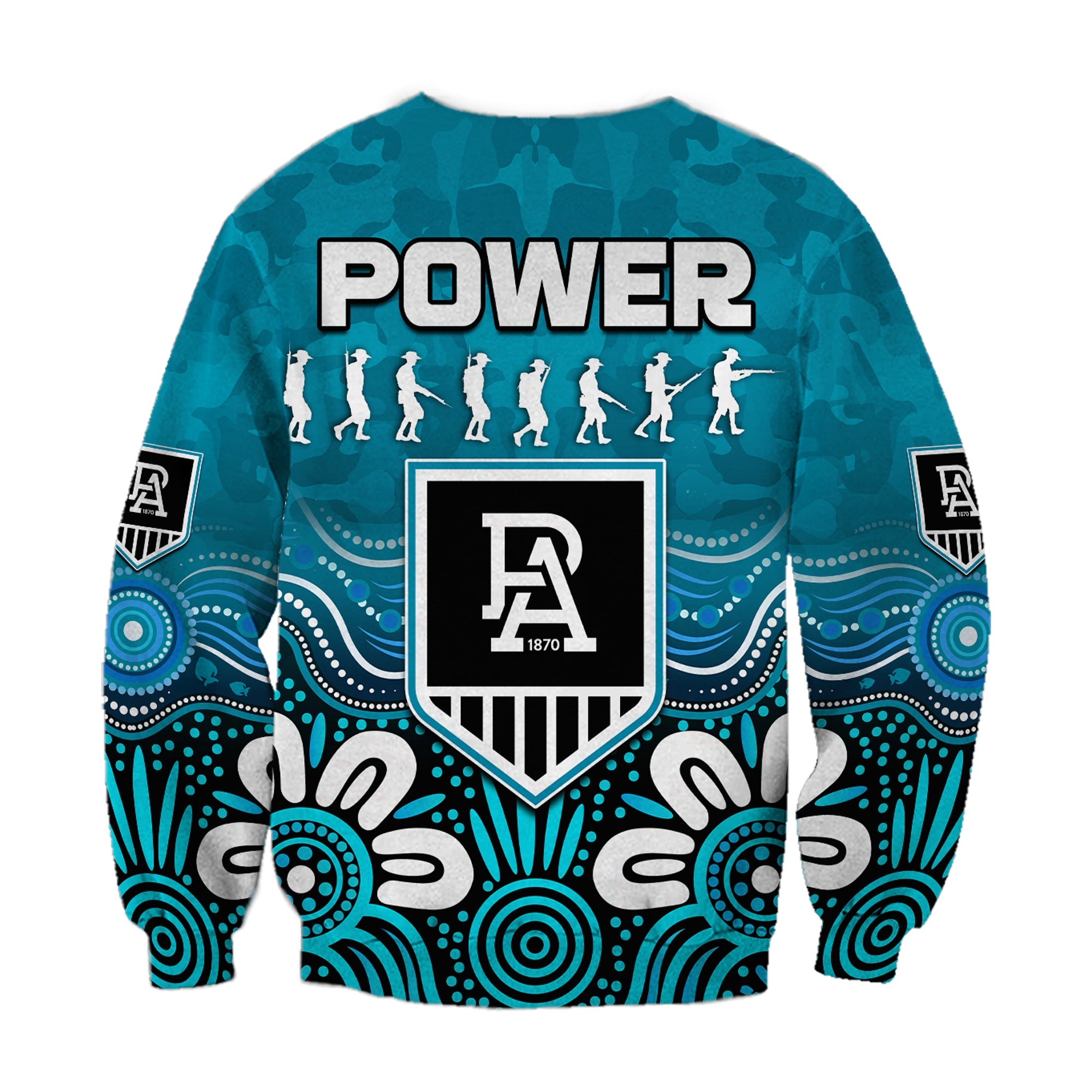 power-anzac-2022-sweatshirt-port-adelaide-aboriginal-remember-them