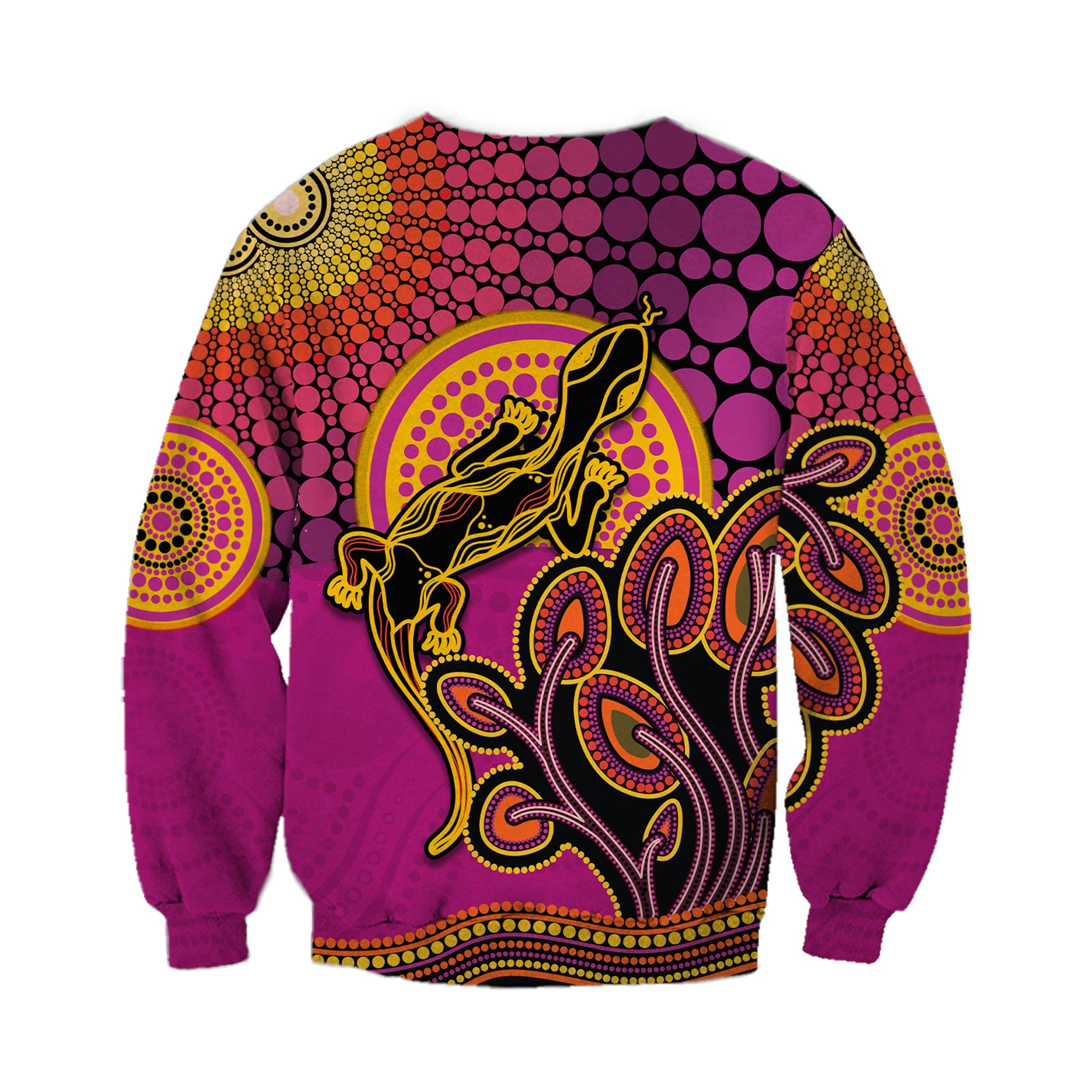 aboriginal-lizard-sweatshirt-tree-on-the-hill-sunshine