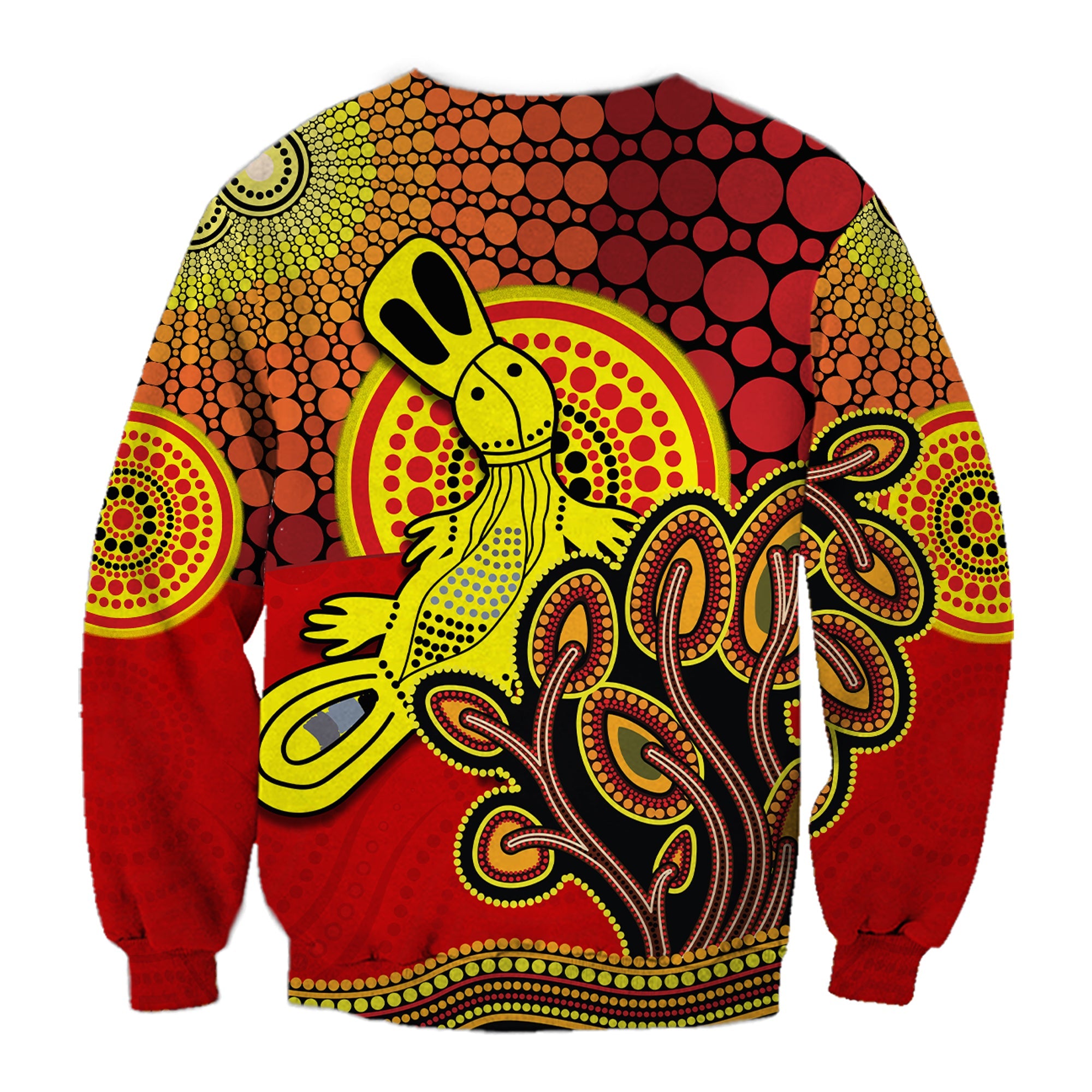 aboriginal-platypus-sweatshirt-tree-on-the-hill-sunshine