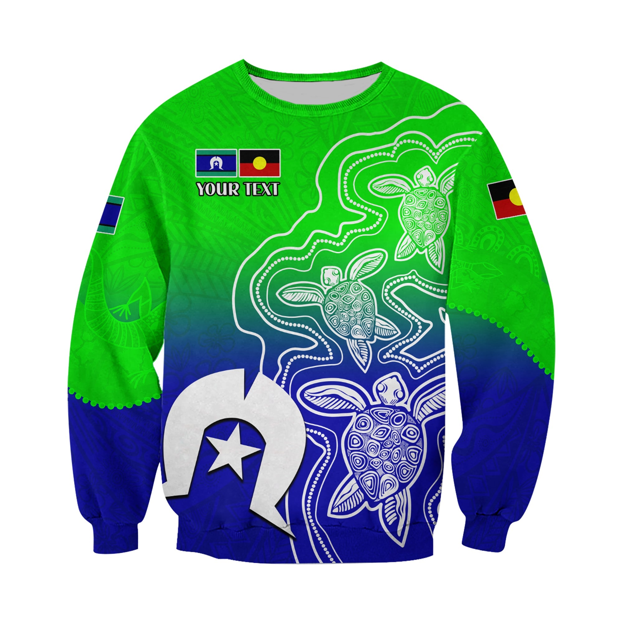 custom-personalised-naidoc-week-2022-sweatshirt-torres-strait-islanders-with-aboriginal-turtles