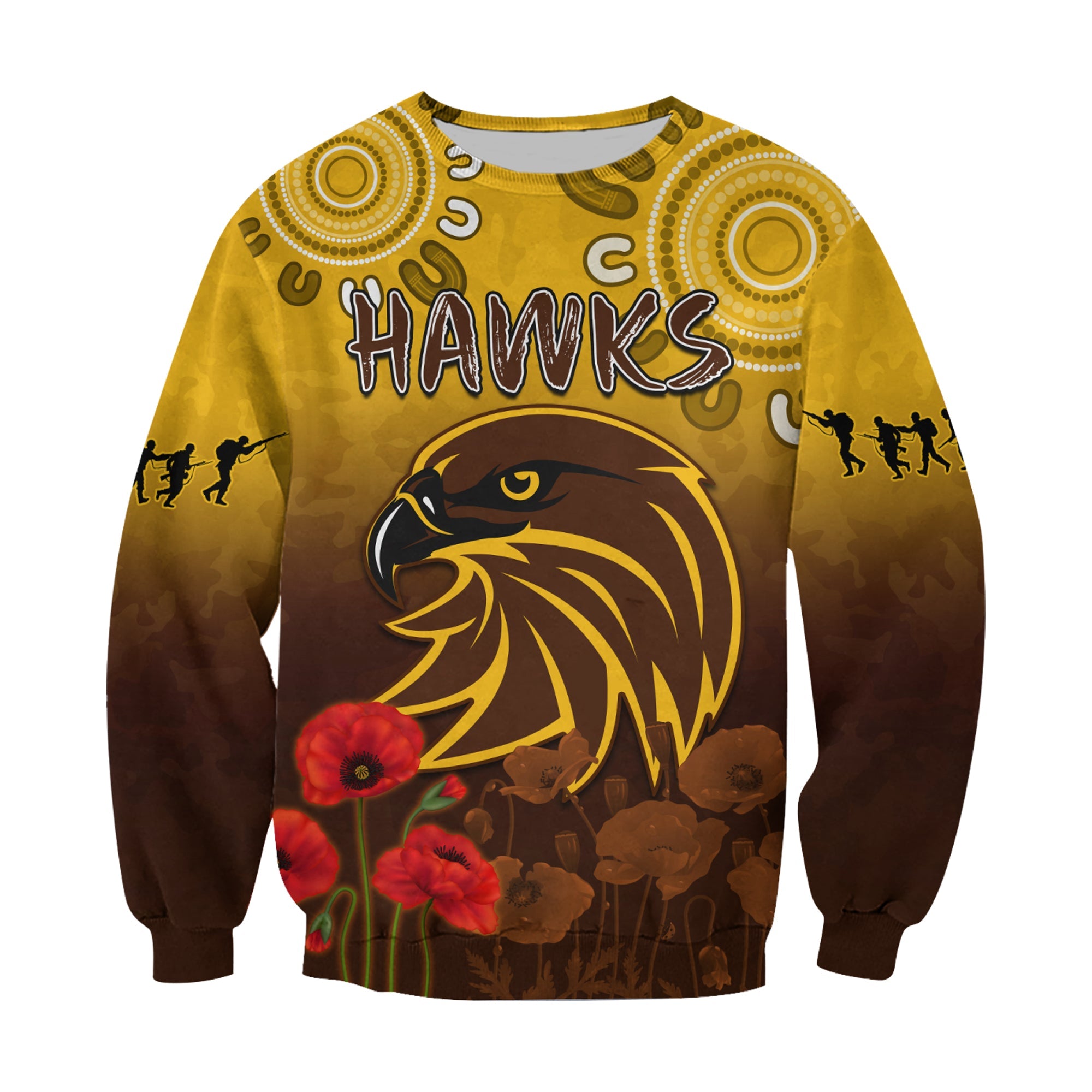 custom-text-and-number-hawks-anzac-2022-sweatshirt-hawthorn-football-aboriginal-poppy