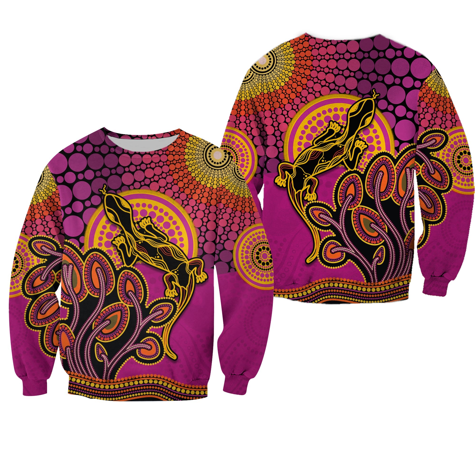 aboriginal-lizard-sweatshirt-tree-on-the-hill-sunshine