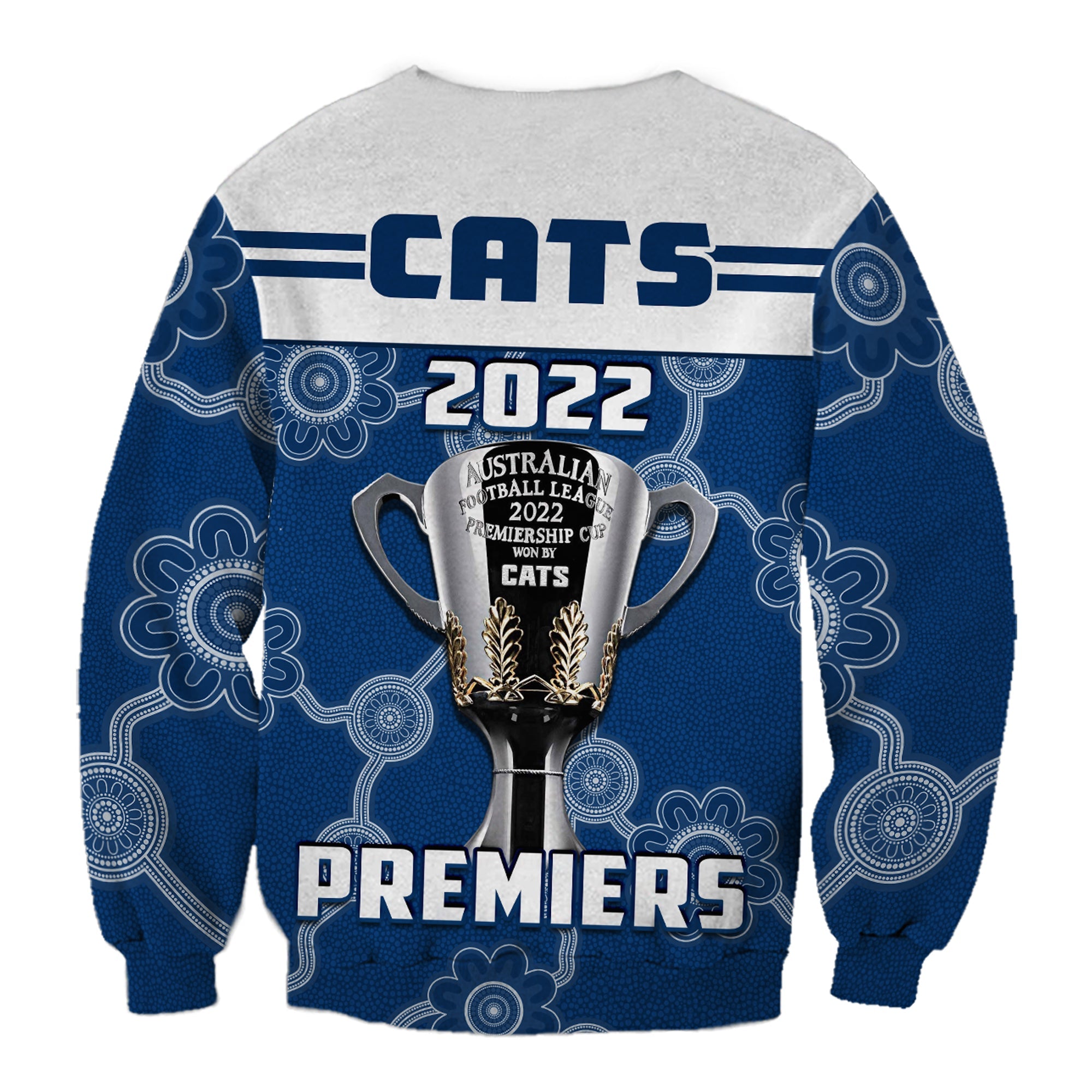 custom-personalised-cats-football-sweatshirt-geelong-premiers-2022-aboriginal