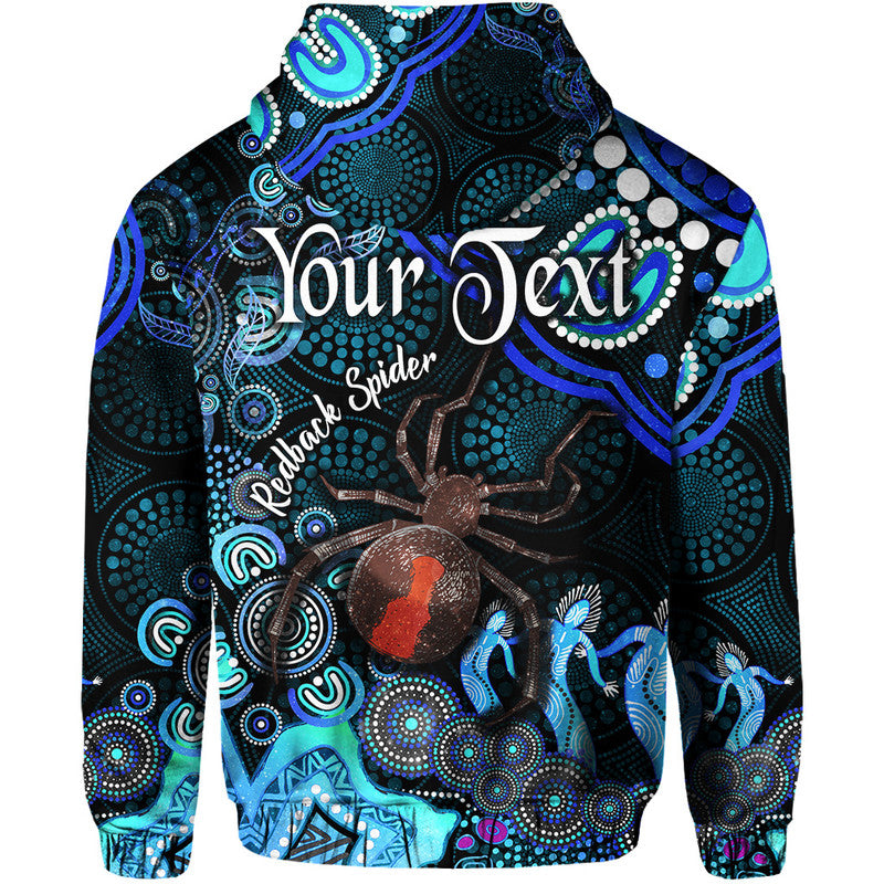 custom-personalised-australian-astrology-zip-up-and-pullover-hoodie-scorpio-redback-spider-zodiac-aboriginal-vibes-blue