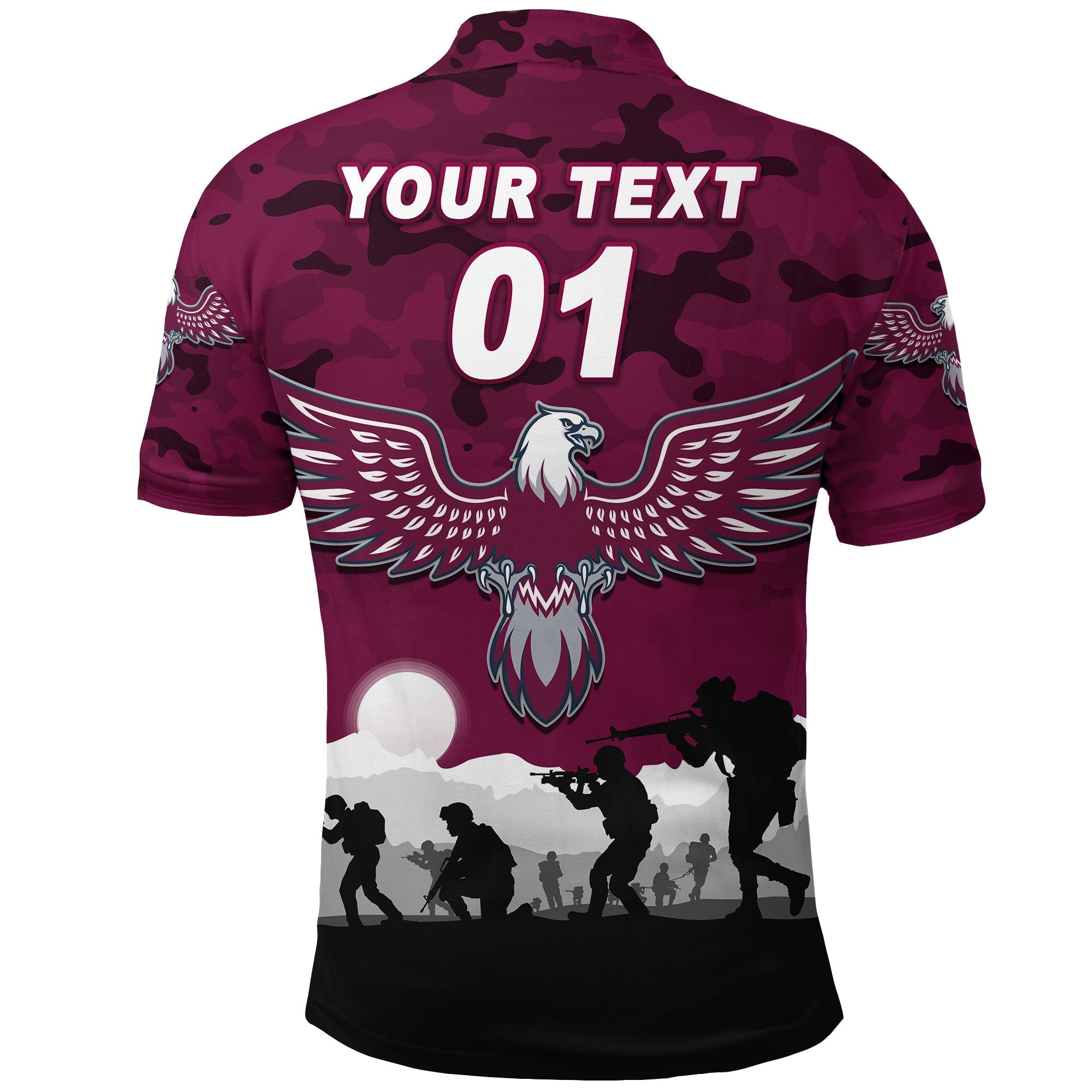 custom-personalised-sea-eagles-anzac-polo-shirt-simple-style