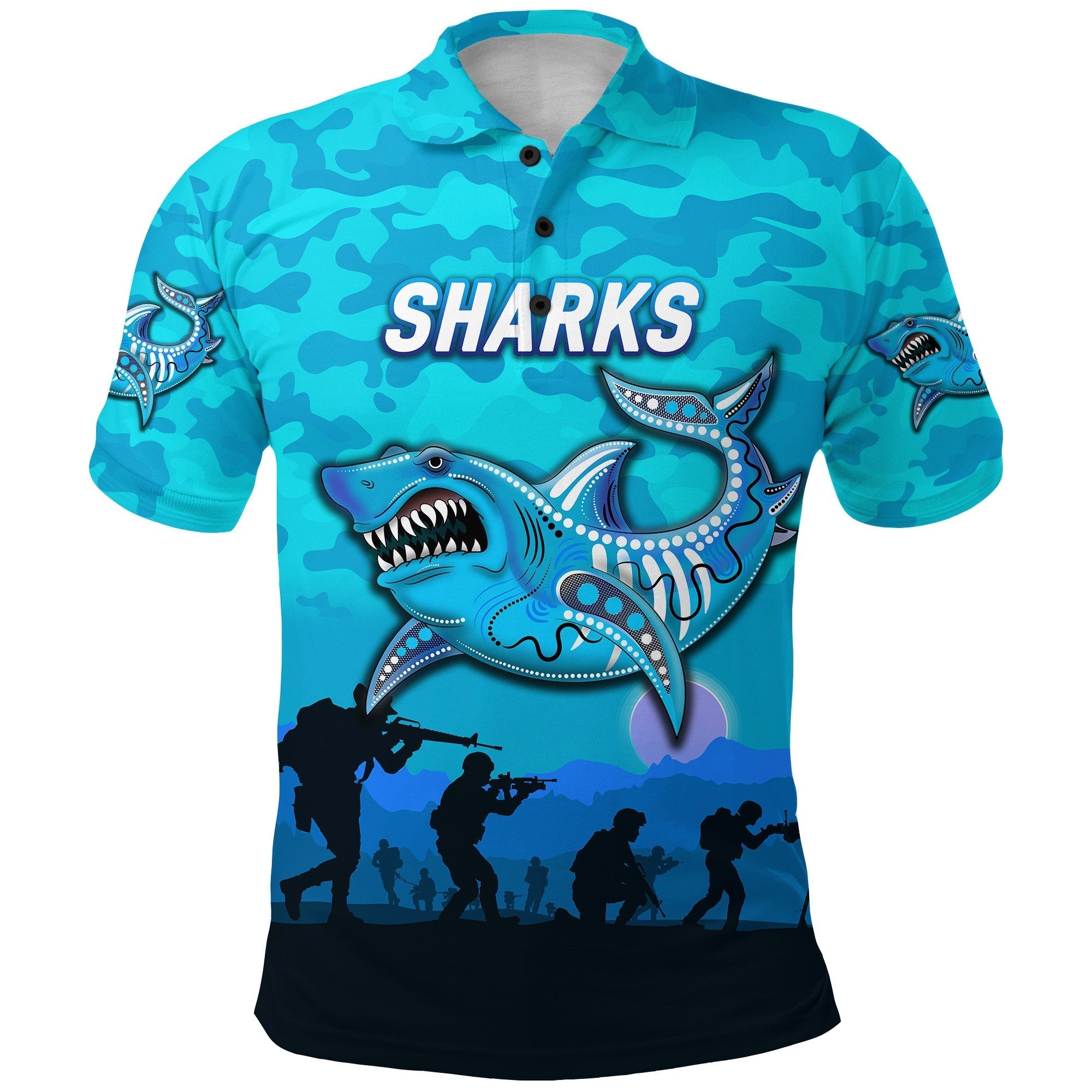 sharks-anzac-polo-shirt-simple-style-blue