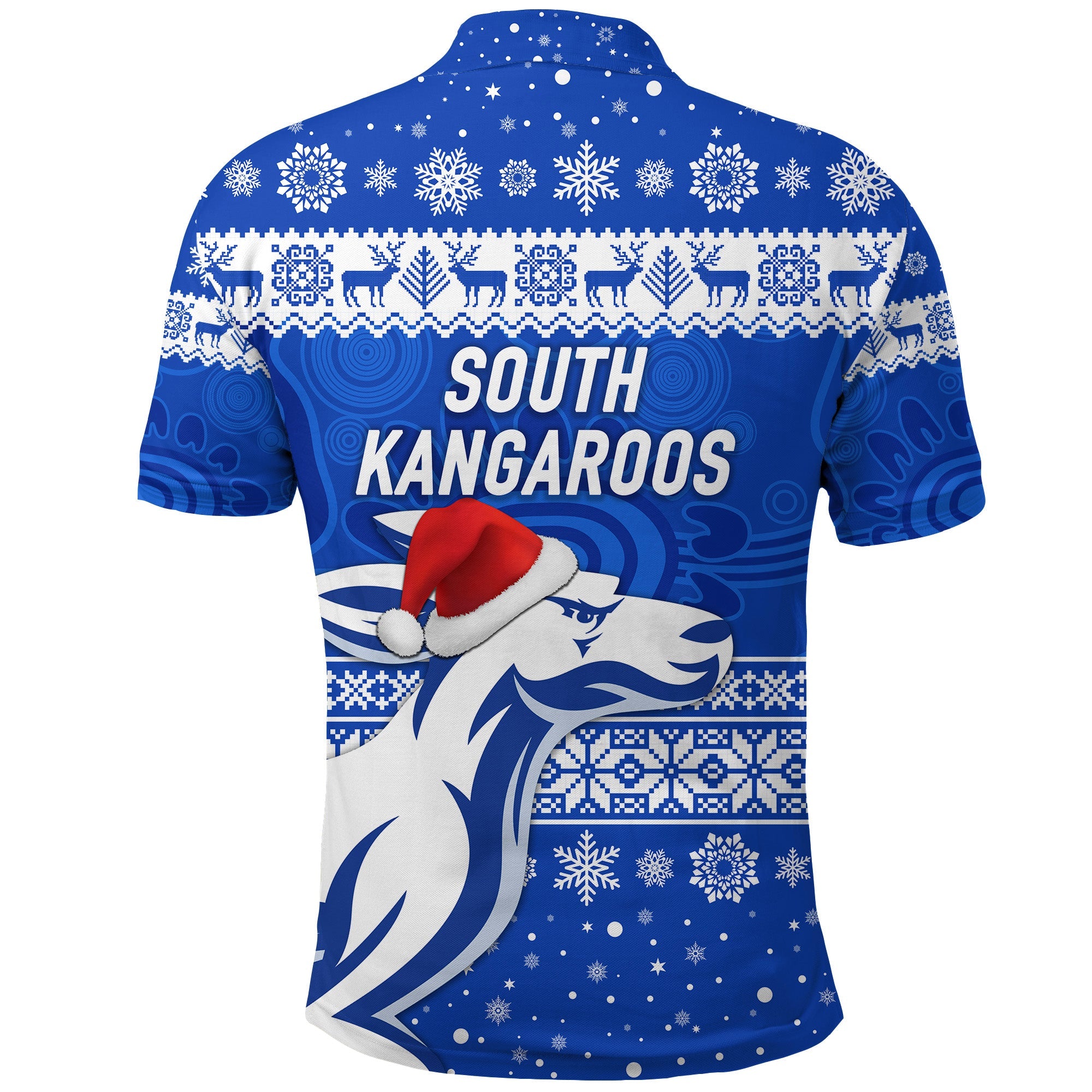 south-alice-football-club-polo-shirt-christmas-kangaroos-simple-style