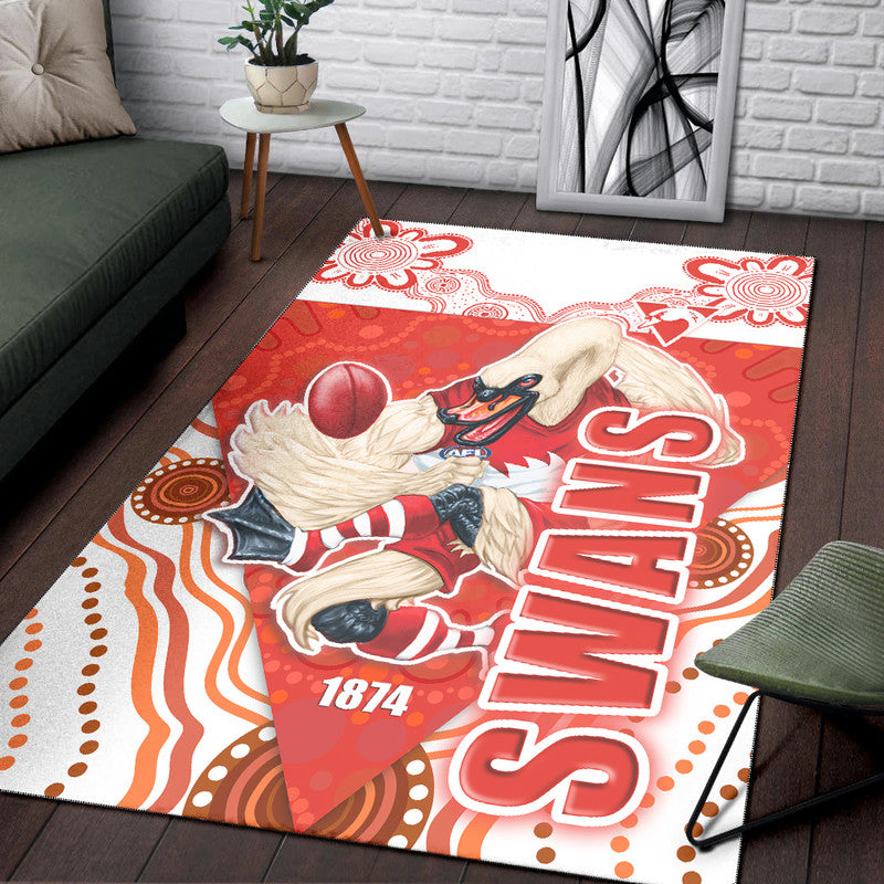 sydney-swans-aboriginal-style-area-rug