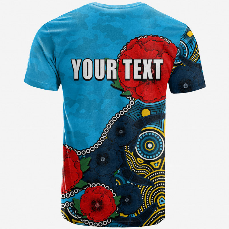 custom-personalised-anzac-day-nrl-titans-army-mix-aboriginal-t-shirt