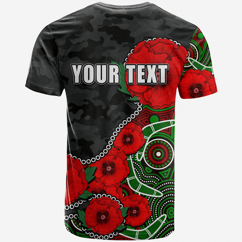 custom-personalised-anzac-day-nrl-rabbitohs-army-mix-aboriginal-t-shirt-no2