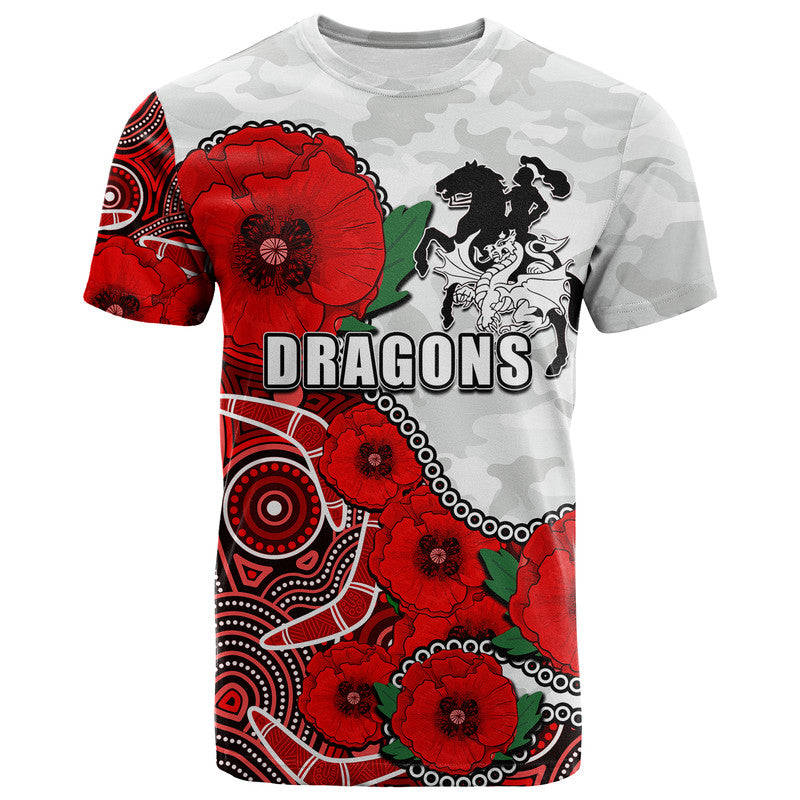 custom-personalised-anzac-day-nrl-dragons-army-mix-aboriginal-t-shirt