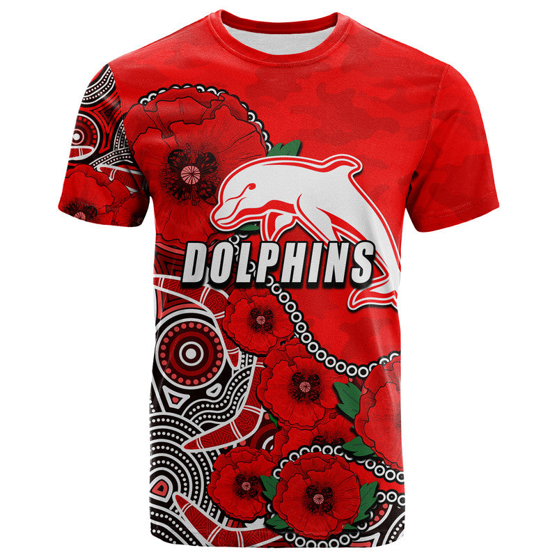 custom-personalised-anzac-day-nrl-dolphins-army-mix-aboriginal-t-shirt