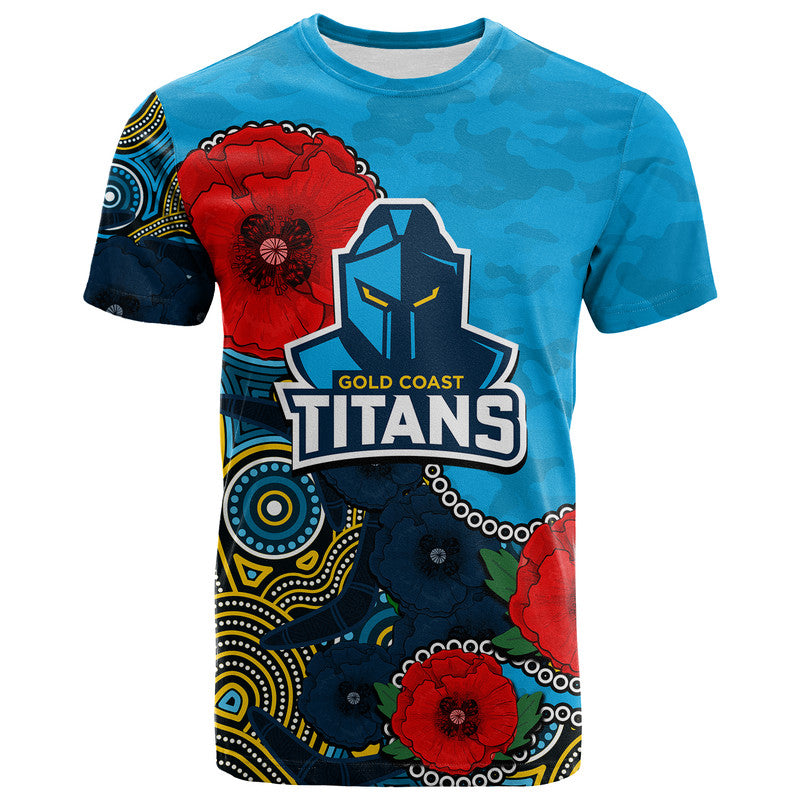 custom-personalised-anzac-day-nrl-titans-army-mix-aboriginal-t-shirt