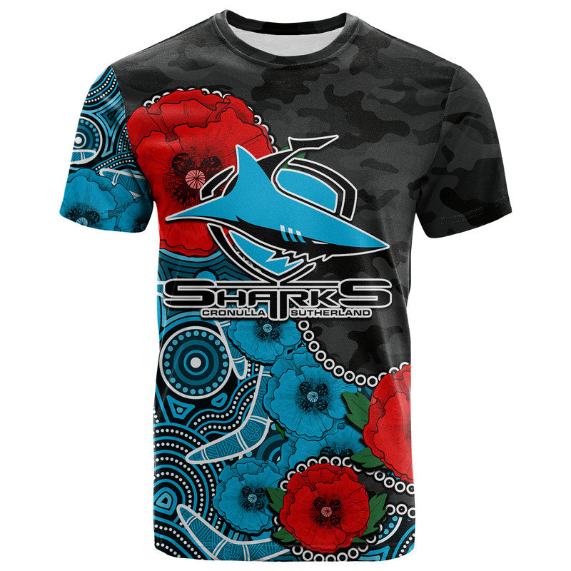 custom-personalised-anzac-day-nrl-sharks-army-mix-aboriginal-t-shirt