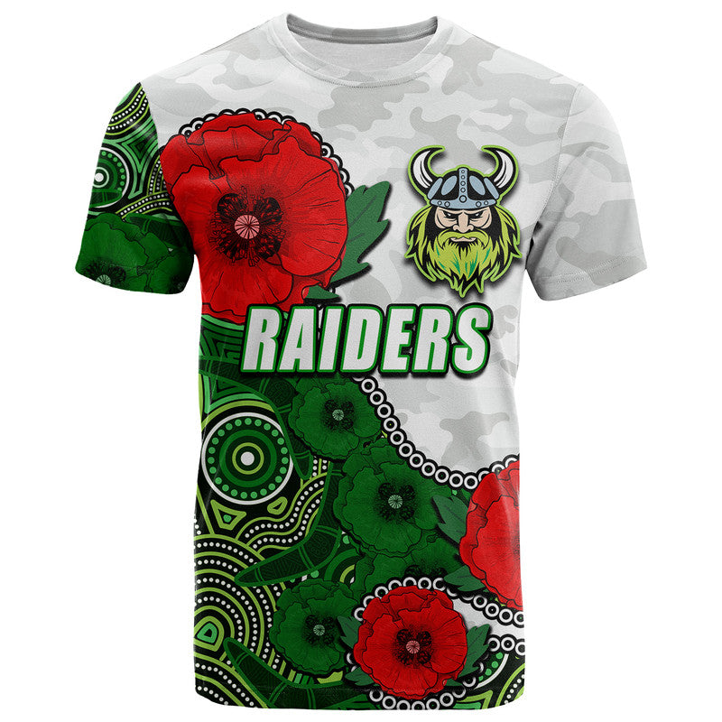 custom-personalised-anzac-day-nrl-raiders-army-mix-aboriginal-t-shirt