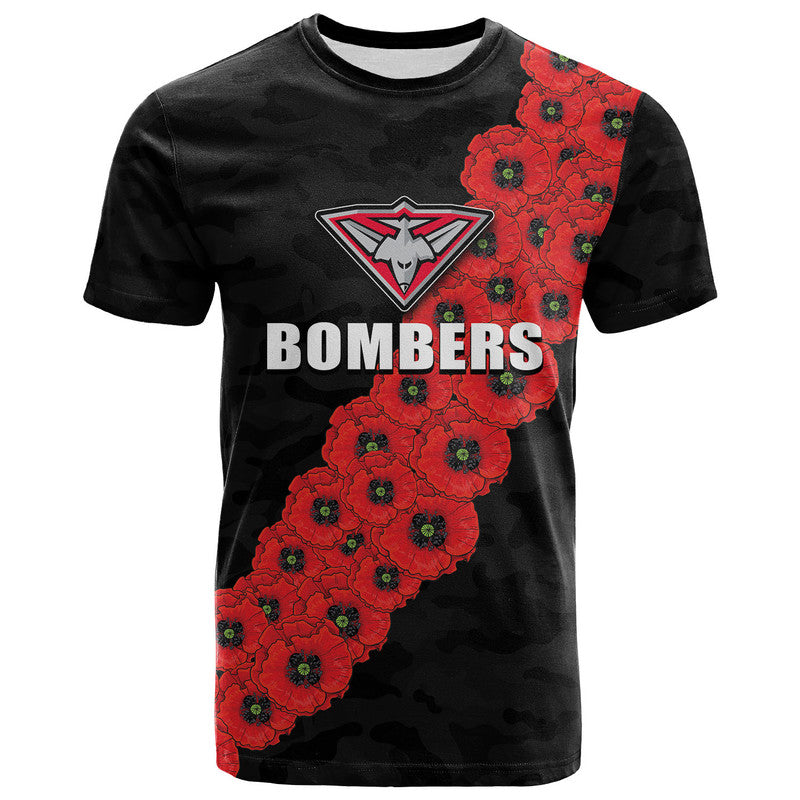 custom-personalised-afl-bombers-t-shirt-anzac-day-poppy-flowers-jersey