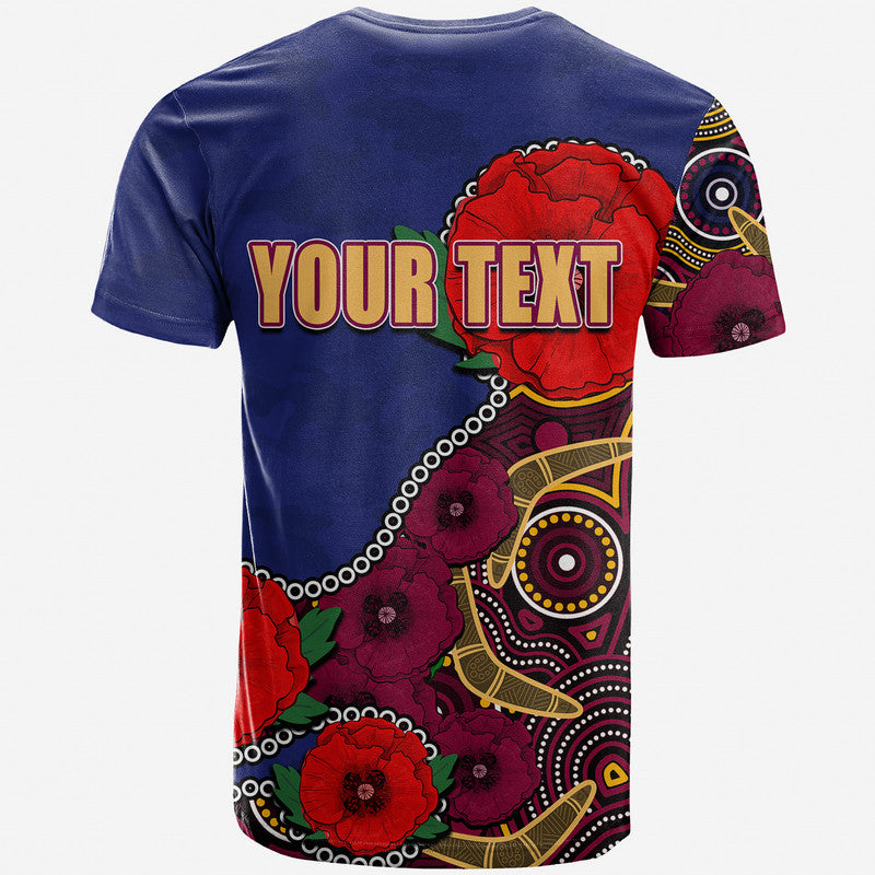 custom-personalised-anzac-day-afl-lions-army-mix-aboriginal-t-shirt