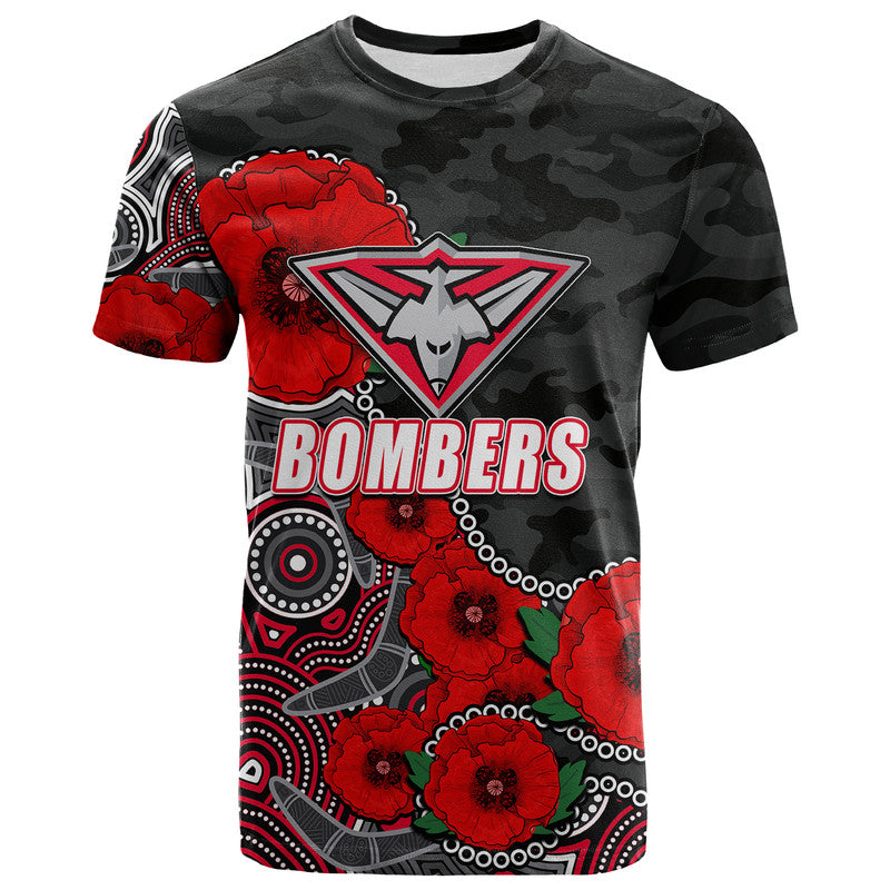 custom-personalised-anzac-day-afl-bombers-army-mix-aboriginal-t-shirt