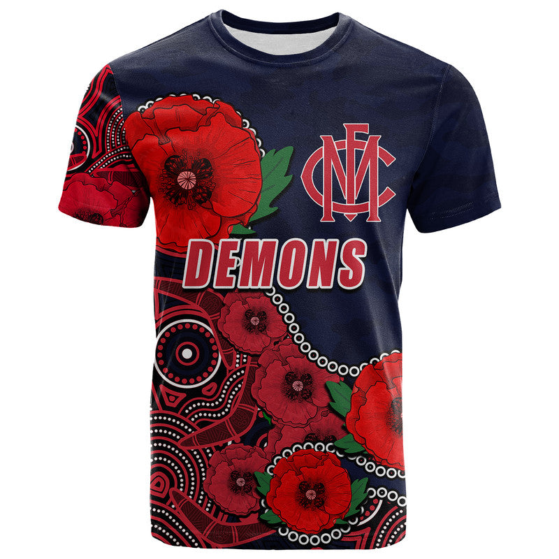 custom-personalised-anzac-day-afl-demons-army-mix-aboriginal-t-shirt