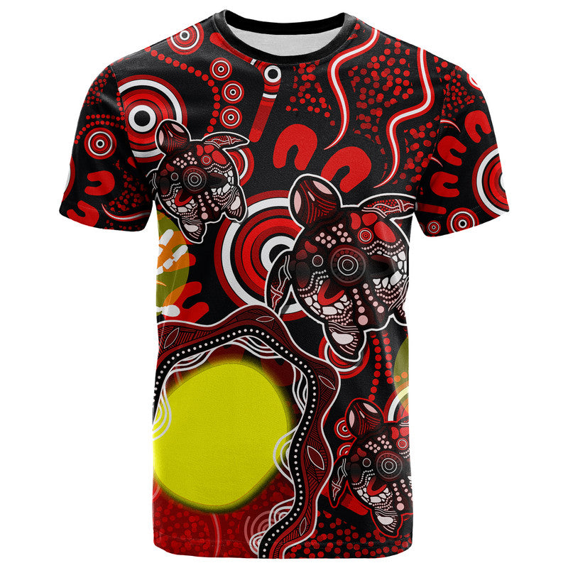 custom-personalised-aboriginal-flag-naidoc-turtle-t-shirt