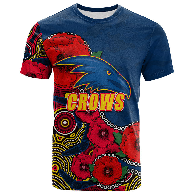 custom-personalised-anzac-day-afl-crows-army-mix-aboriginal-t-shirt