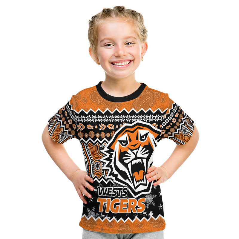 wests-tigers-aboriginal-christmas-vibe-gold-version-t-shirt